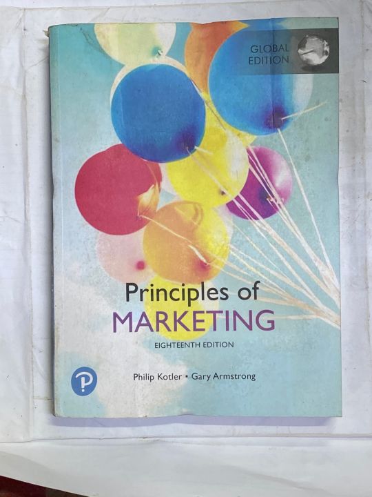 PRINCIPLES OF MARKETING AND 18th EDITION BY PHIIP KOTLER | Daraz.pk