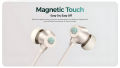 Faster TG-340 Magnetic Neckband Wireless Bluetooth Earphones- Wireless Sports Bluetooth Earphones Earbuds with ANC and ENC- InEar Wireless Neckband Headphones- InEar Bluetooth Headphones. 