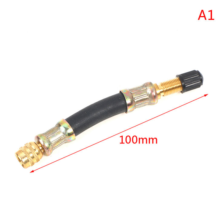 Braided Flexible Hose Tire Car Wheels Tyre Valve Stems Extensions Tube Adapter