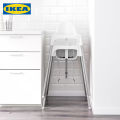 IKEA Baby Highchair with Tray and Safety Belts (Colors: Pink | Blue | White). 