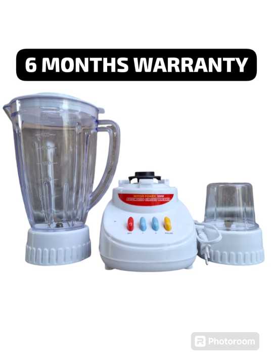 Standard Quality 2 IN 1 juicer blender machine 7025 motor installed in full copper winding with One year warranty