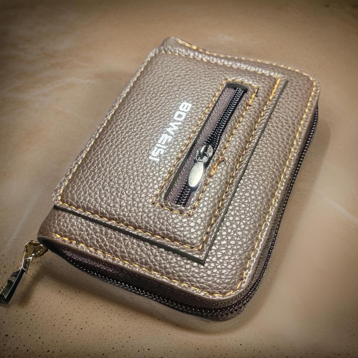 Boweisi%20Genuine%C2%A0Men's%20Leather%20Card%20Holder%20Storage%20Bags%20Blocking%20Zipper%20Thin%20Pocket%20-%20Image%206