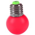 E27 LED Light Warm Red Bulb Plastic Bulb (0.5W Power, Red). 