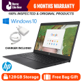 HP G6 Laptop – 4GB RAM | 128GB Storage | Windows 10 | MS Office | Free Bag. 