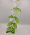 FLOWERS BAIL SHAPE CRAPE PAPER BANNER PACK OF 4 FLOWER BANNER IN MULTI COLOR. 