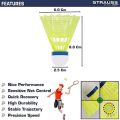 Pack Of 6 Yonex Badminton Shuttle, Yellow Colour Shuttle For Beginners, Outdoor, Indoor Badminton Sport. 