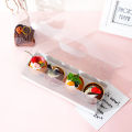Plastic PET transparent portable pastry box Internet celebrity Swiss towel cake roll packaging box baking biscuit packaging box. 