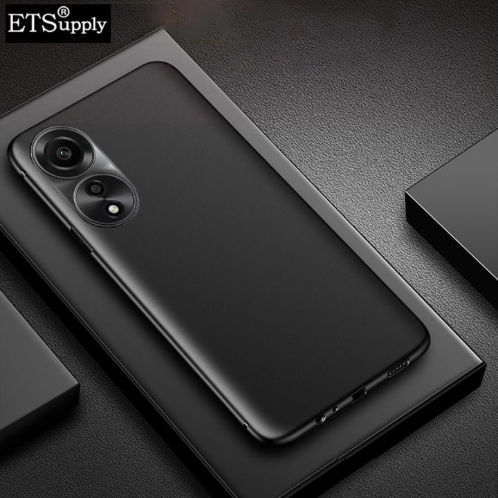 Phone case OPPO A78 4G cover Soft Slim Micro Matte Flexible Silicone Protective with Anti-fingerprint Skin-like for OPPO A78 4G Casing HP