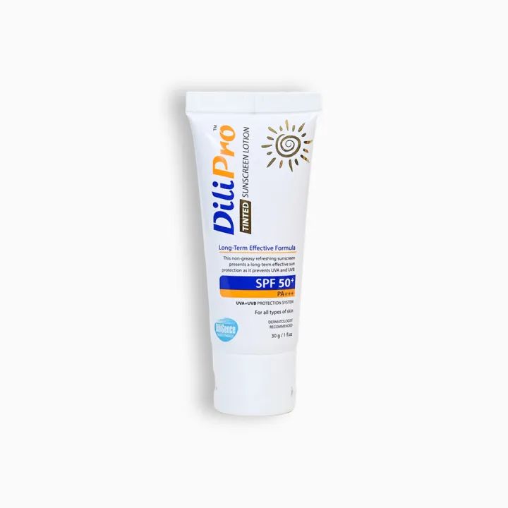 DiliPro%20TINTED%20Sunscreen%20Lotion%20SPF50+%20-%20Diligence%20Health%20Care%20-%20Image%202