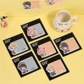 【HOT】 30 Sheets Anime SPY X FAMILY Sticky Note Leave Message Memo Pad Stickers Tearable Memo Pads Notes Index Flags Tab Stationery. 