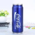 Creative Insulated Straw Cup Office Supplies 350ML Water Bottle Thermos Coffee Portable Travel Cup Stainless Steel Vacuum Flask. 