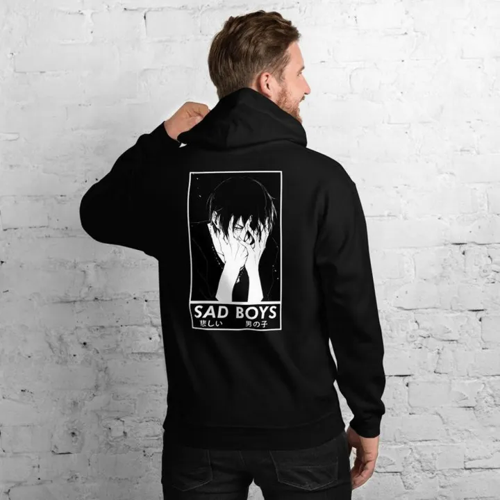 Khanani s Sad Boys Club Hoodie Anime Aesthetic hoodies for men Daraz.pk