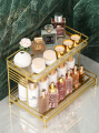 Stylish Cosmetic Organizer Luxury Countertop Bathroom Storage Multi-layer Acrylic Display Stand Durable Makeup Organizer. 