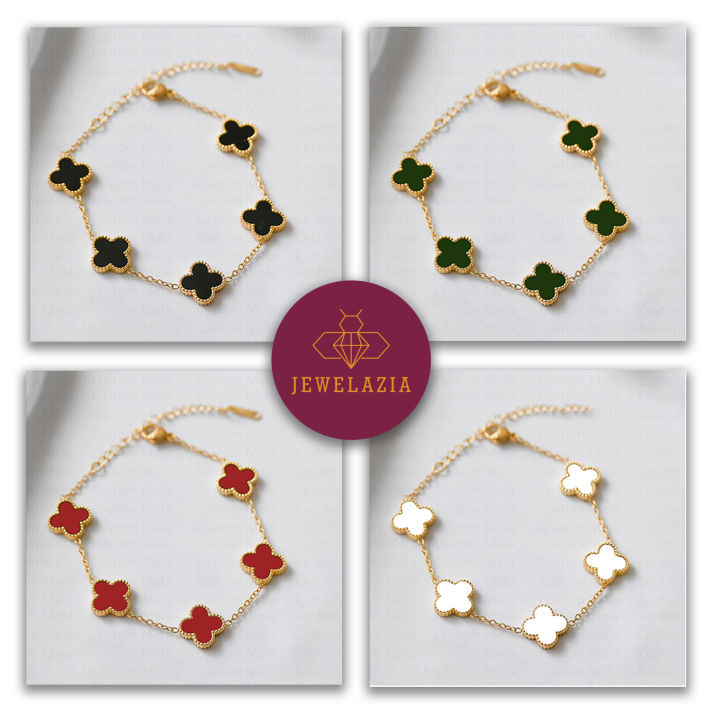 Clover bracelet for girls besties friendship band matching bracelets