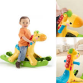 Kids Baby Giraffe Ride On Toy Kids Zirafa Horse Playing 2 in 1 Rocking Horse with Wheel for Riding Push Horse Music Light Storage Toy Box Kids Playing Horse Design High Quality Children Horse Toys. 