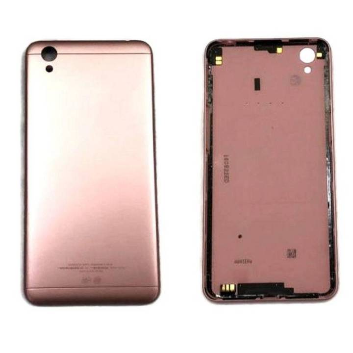 OPPO A37 Complete Metal Housing Full Body Casing Replacement Parts Case With Side Volume Buttons ( Middle Frame Plate And Back Frame) - Rose Gold