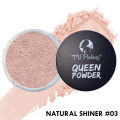 Tv Parlour Queen Loose Powder matte finishing face powder oil free loose setting powder makeup setting compact powder(8 shades matte & shinner with Puff). 