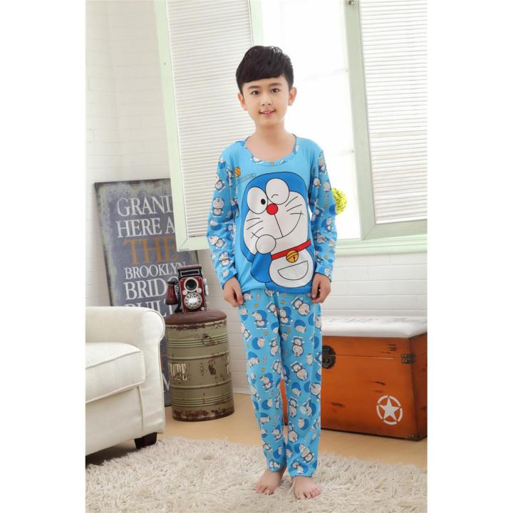 Kid's Pyjamas Boy Cartoon Pajamas Boys Fashion Kids Sleepwear Cute Children Pajamas Kids Clothing Nightwear