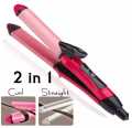 Nova Professional 2 In 1 Hair Straightener & Curler Women Hair Styler Hair Beauty Set. 