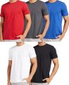 HashBack Pack of 5 basic Oversized premium Tshirt For Men. 