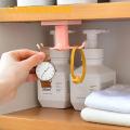 360-degree Rotatable Kitchen Hooks 360 Degree Rotating under Cabinet Kitchen Utensil Hanger No Drilling Spoon Storage Hook for Utensil Cabinet Hanging Hooks. 