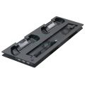 PS4 Slim Vertical Stand with Cooler Cooling Fan Controller Charger Charging Dock Station PlayStation 4 PS 4 S Games Accessories. 