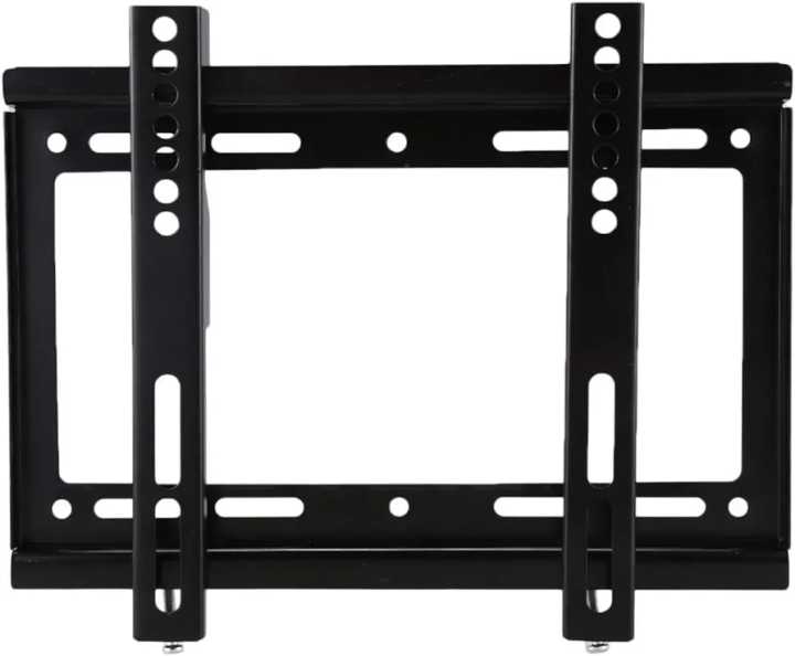 Universal Plasma/LCD Wall Mount - Easy Installation, Load Capacity 25 kg - Ideal for 14 to 42-Inch Screens - Sleek Black Finish