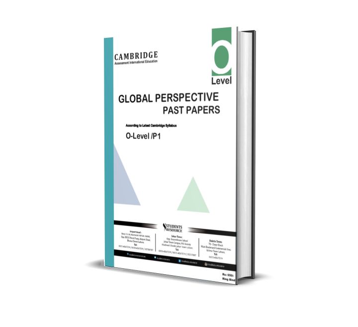 O Level Global Perspective 2069 Paper-1 Yearly | 2018-2023 | Mark Scheme | Ring Bind