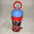 1 Piece Kids School Water Bottle Cartoons Printed with Sipper 600ml. 