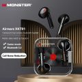 Monster Airmars XKT01 True Wireless Bluetooth Earbuds GAMING bluetooth 5.2 Ultra Low Latency 100% Original True Wireless Bluetooth Earphones With Noise Cancellation microphone | monster Earbuds | Gaming earbuds | Gaming | airpords | Monster earbuds |. 