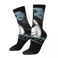 Colorful The Cure Band Robert Smith Football Socks Polyester Crew Socks for Women Men Non-slip. 