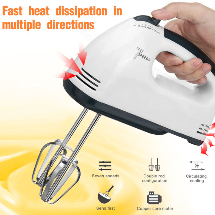 Electric Egg Beater Machine - Powerful Hand Mixer for Cake, Cookies ...