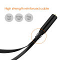 Headset Splitter TRRS 3.5mm Female Jack To Two 3.5 TRS Male Headphone Microphone Adapter Conversion Cable For Desktop Laptop PC. 