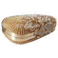New 2024 Luxury Diamond Gold Stylish Hot Sale New Trend Luxury Rhinestone Party Wedding Evening Dress Women Clutch Bag Evening Bags. 