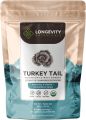 Organic Turkey Tail Mushroom Powder - Turkey Tail Mushroom Supplement - Promotes a Balanced Immune and Digestive System - 100% Fruiting Body - 100 grams - Longevity Botanicals. 