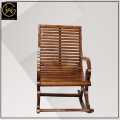 WOODEN GOLD- Big Size Rocking Chair- Relaxer Chair Solid Shesham Wood-Premium Quality-Relax Bamboo Wooden Rocking Chair for Home Living Room and Outdoor. 