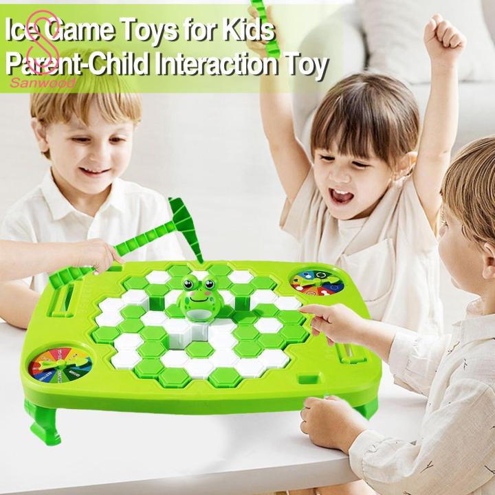 Ice Game Toys for Kids Fun Family Bonding Game Set Enhance Reactions Promote Brain Development Interactive Toy for Parent-child Interaction Educational Entertaining Ideal for Southeast for Kids