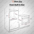 Glam Gas Bake Up Black (Electric) Oven. 