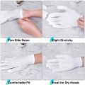 White Cotton Summer Hand Gloves – Standard Size for Men and Women, Ideal for Working Purposes, Daily Use, Driving, and Hand Protection. 