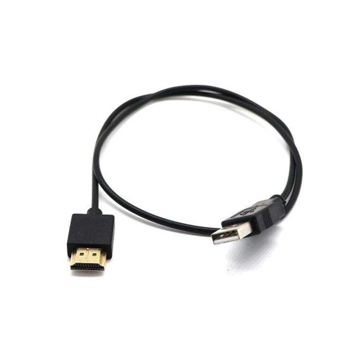 TE HDMI Male To Female Connector USB 2.0 Charger Cable Spliter Adapter Extender