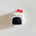 Rice Ball Buns KT for Apple AirPods pro Bluetooth Wireless Headphone Cover 1/2/3 Generation Cute Silicone Female OVERDOESETO. 