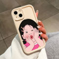 TA for Infinix Hot 40 Hot 40 Pro Back Cover Soft Square Ladder Beautiful Pink Girl Pattern Cases Silicone Camera Protection Phone Case. 