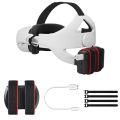 LKPCIGCXM VR Bank Fixing Bracket Strap for Oculus Quest 2 Adjustable Head Strap Fixed Holder VR Accessories. 