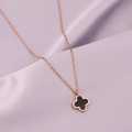 Trendy korean Vintage Lucky Four Leaf Clover Necklaces for girls, jewellery for girls/women, fashion luxury accessories, Pendant necklace Stainless Steel Jewelry Gift, Lucky Charm Necklace for girls by HACHEM MALL. 