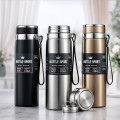 Imported Original 800ml and 1000ml Stainless Steel Hot & Cold Water Bottle - 800ml & 1000ml Sports & Gym Thermos Flask. 