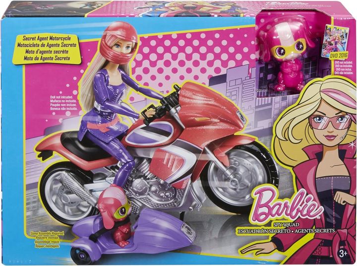 Barbie Doll Secret Squad Motorcycle