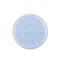 Silicone Epoxy Resin Tray Mold Large Round Shape DIY Storage tray Mold. 
