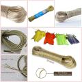 Heavy Duty Wet Cloth Laundry Rope PVC Coated Metal Cloth Drying 20 Meter Wire - 2 Piece Steel, Plastic Retractable Clothesline  (20 m). 