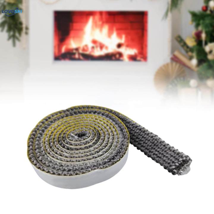 Window Gas Block Rope Fireplace Sealing Rope Spare Parts Wood Stoves Gasket for Glass Window ...