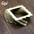 Square Big Photo Frame QITAI 12Pieces/lot Wooden Veneer Shape Frames Scrapbooking Products DIY Card Crafts Home Decoration WF047. 